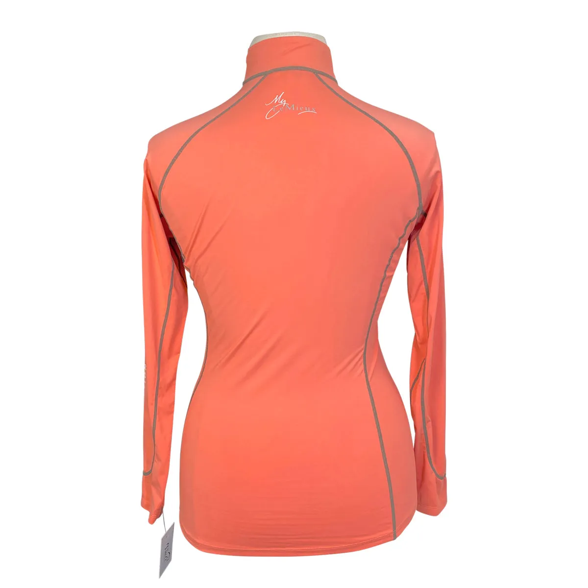 Ariat & SmartPak Collab 'Sunstopper 2.0' Baselayer in White w/Stirrups- Women's Large
