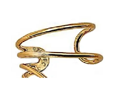 Beautifully Simple Classic Long Wave Ear Cuff / Jackets Solid