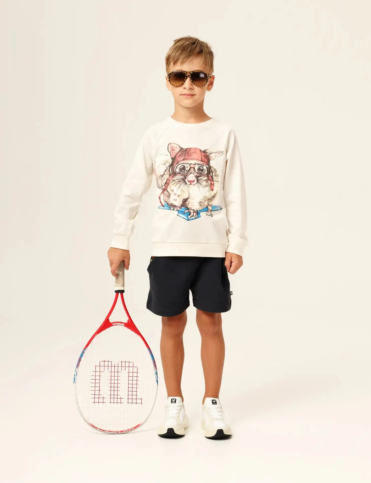 Boys Bermuda Shorts in Black Ink