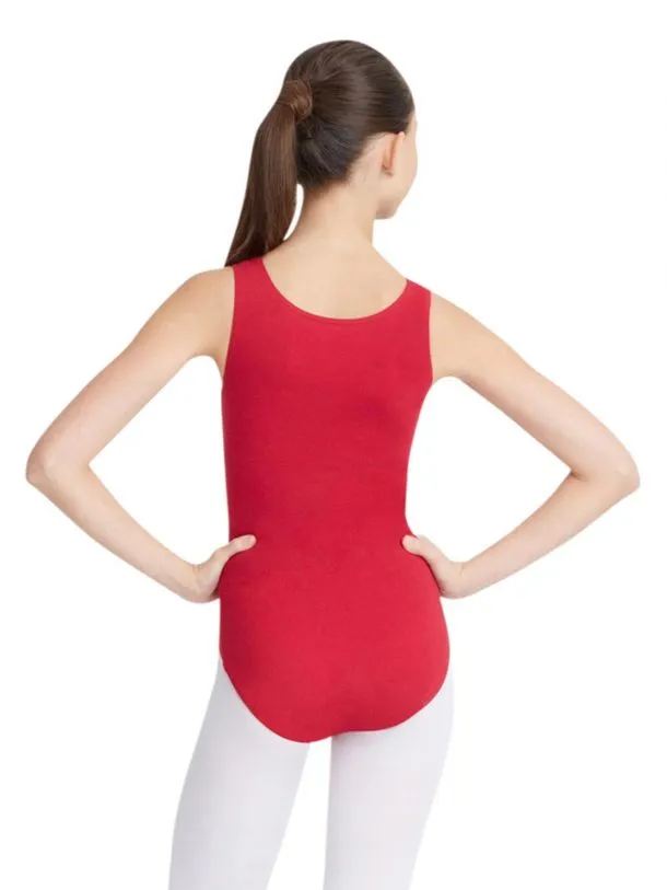 Capezio, High-Neck Tank Leotard w/Ballet Ln - CC201 Adult Leotard