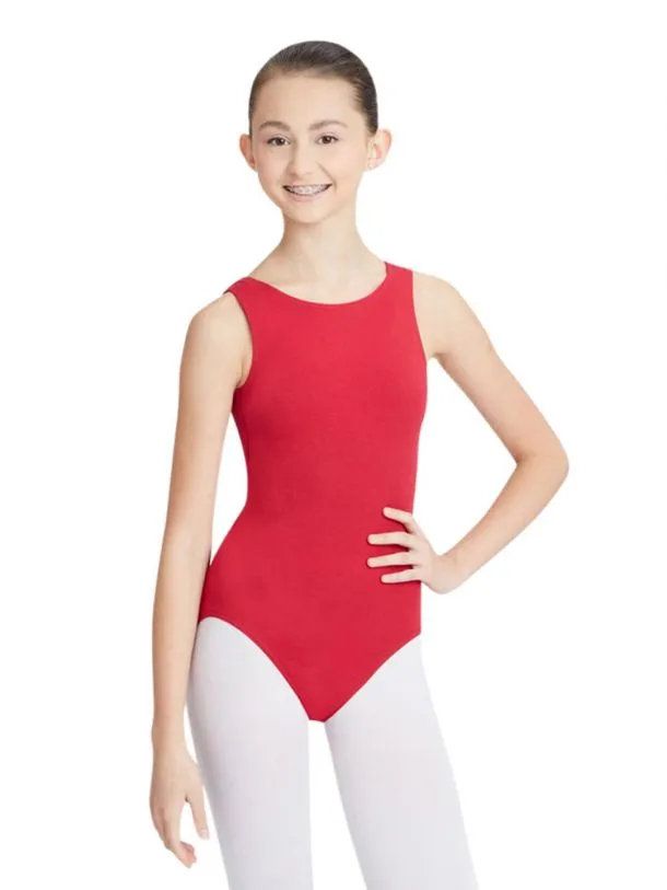 Capezio, High-Neck Tank Leotard w/Ballet Ln - CC201 Adult Leotard