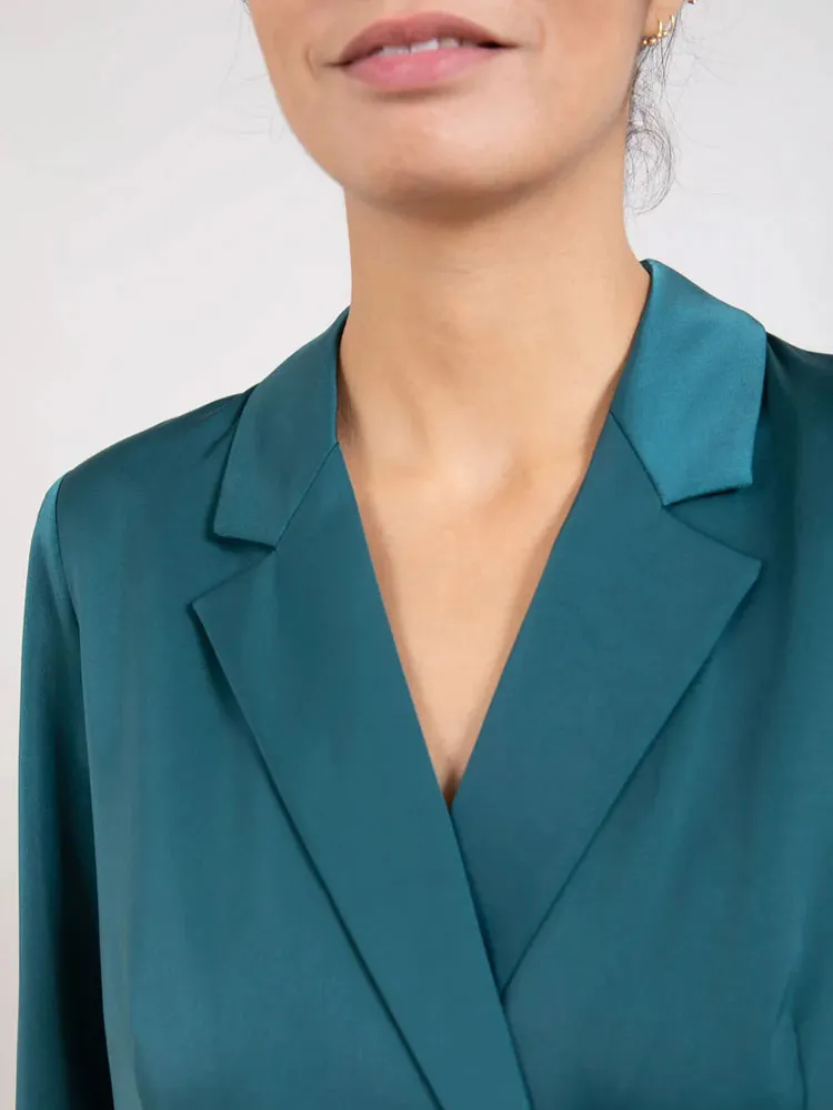Coster Copenhagen Relaxed Blazer Dark Green