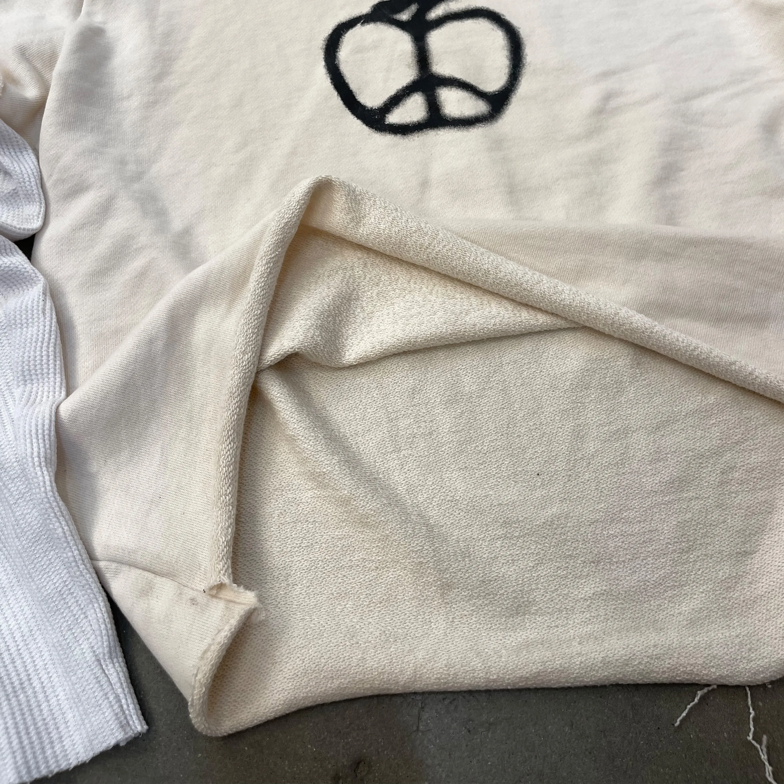 double sleeved terry tee (extended sleeves)