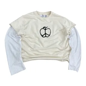 double sleeved terry tee (extended sleeves)