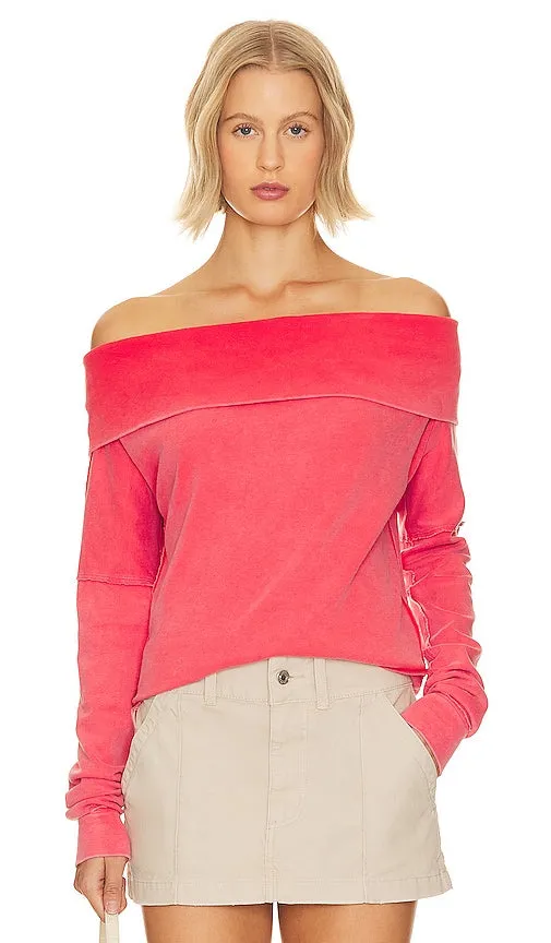 Free People x We The Free Not The Same Tee in Red