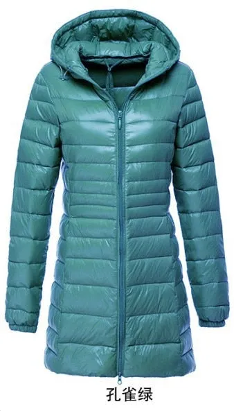 (Free Shipping) NewBang Plus Sizes Long Down Jacket Women Winter