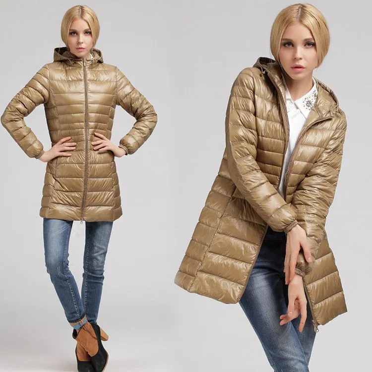(Free Shipping) NewBang Plus Sizes Long Down Jacket Women Winter