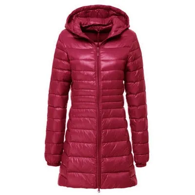 (Free Shipping) NewBang Plus Sizes Long Down Jacket Women Winter