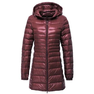 (Free Shipping) NewBang Plus Sizes Long Down Jacket Women Winter