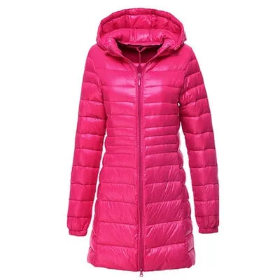 (Free Shipping) NewBang Plus Sizes Long Down Jacket Women Winter