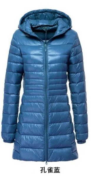 (Free Shipping) NewBang Plus Sizes Long Down Jacket Women Winter