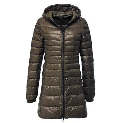 (Free Shipping) NewBang Plus Sizes Long Down Jacket Women Winter