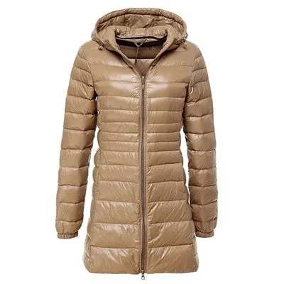 (Free Shipping) NewBang Plus Sizes Long Down Jacket Women Winter
