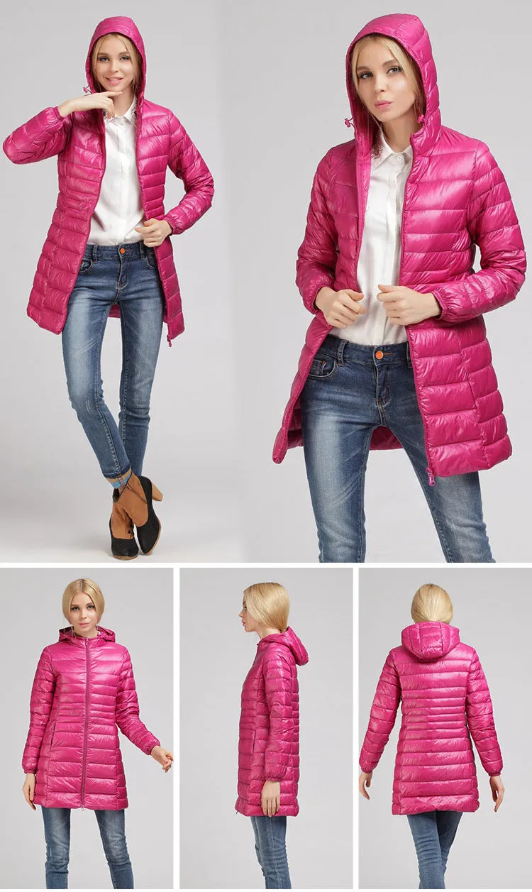 (Free Shipping) NewBang Plus Sizes Long Down Jacket Women Winter