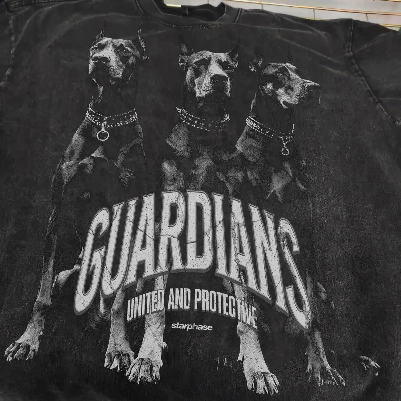 Guardians Doberman Trio Oversized T-Shirt