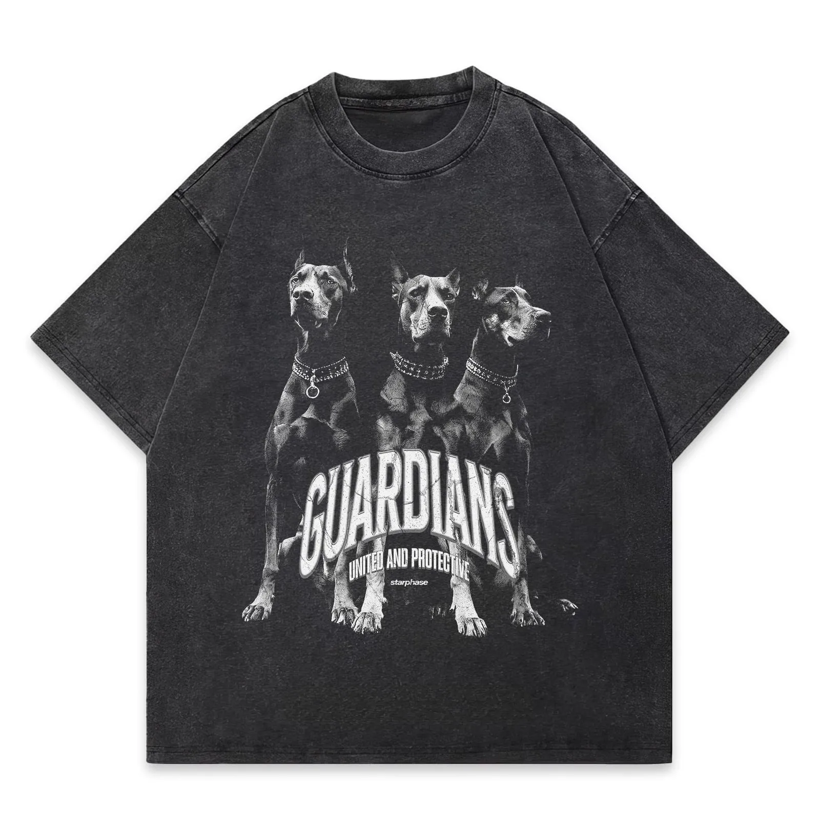Guardians Doberman Trio Oversized T-Shirt