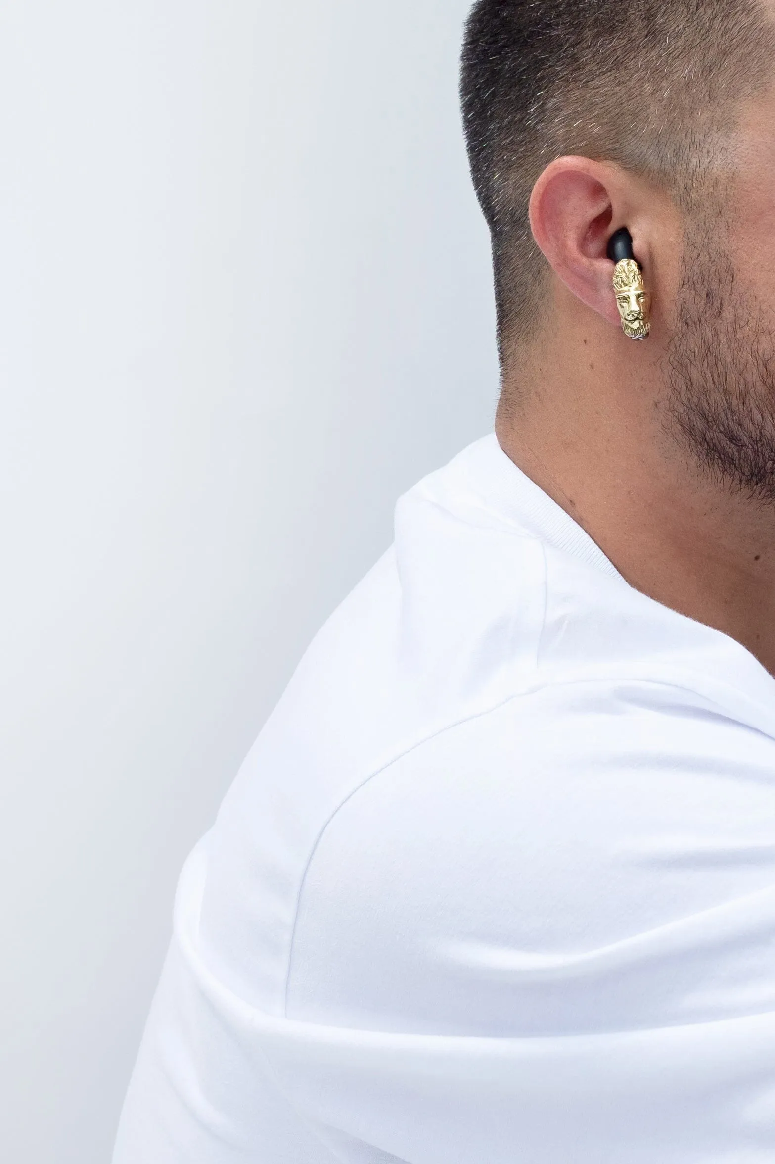 Lion Airpod Earring Men