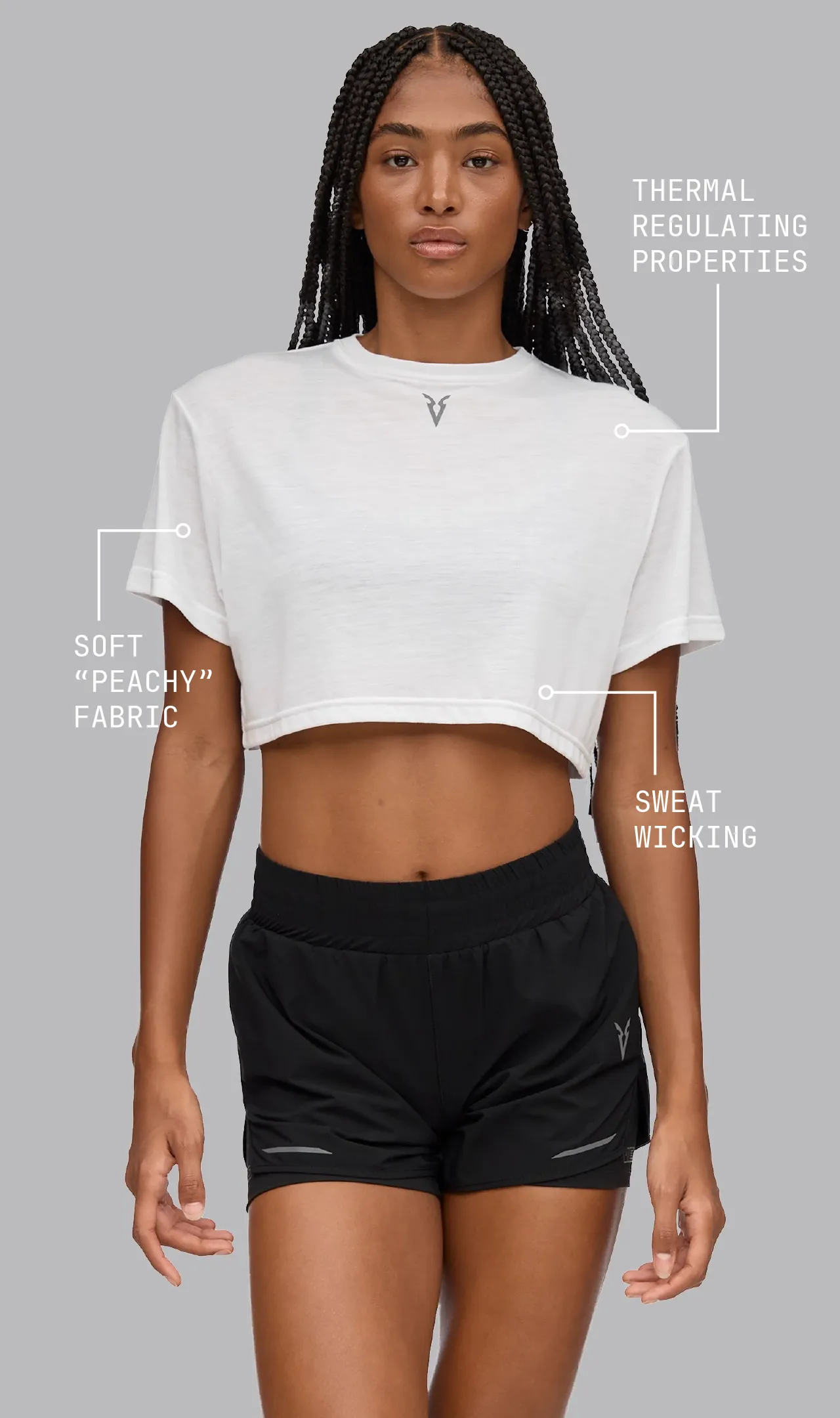 LONG SLEEVE BOXY T-SHIRT - Optic White
