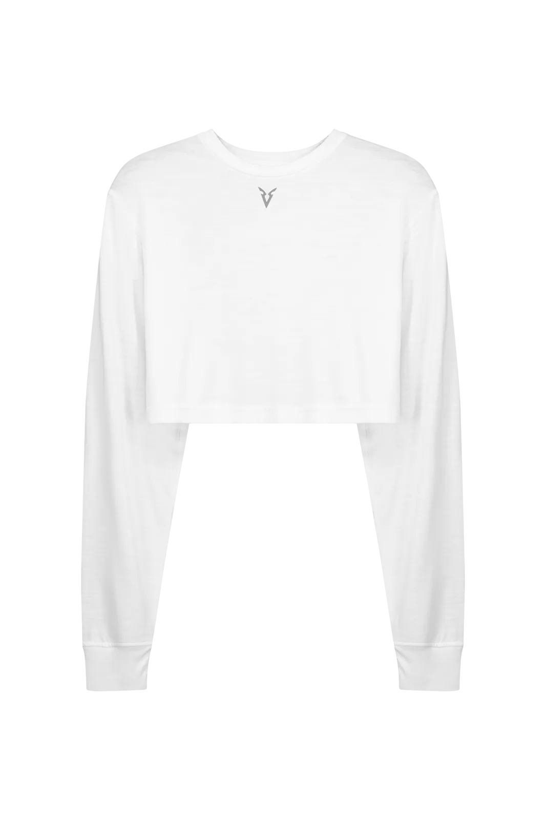 LONG SLEEVE BOXY T-SHIRT - Optic White