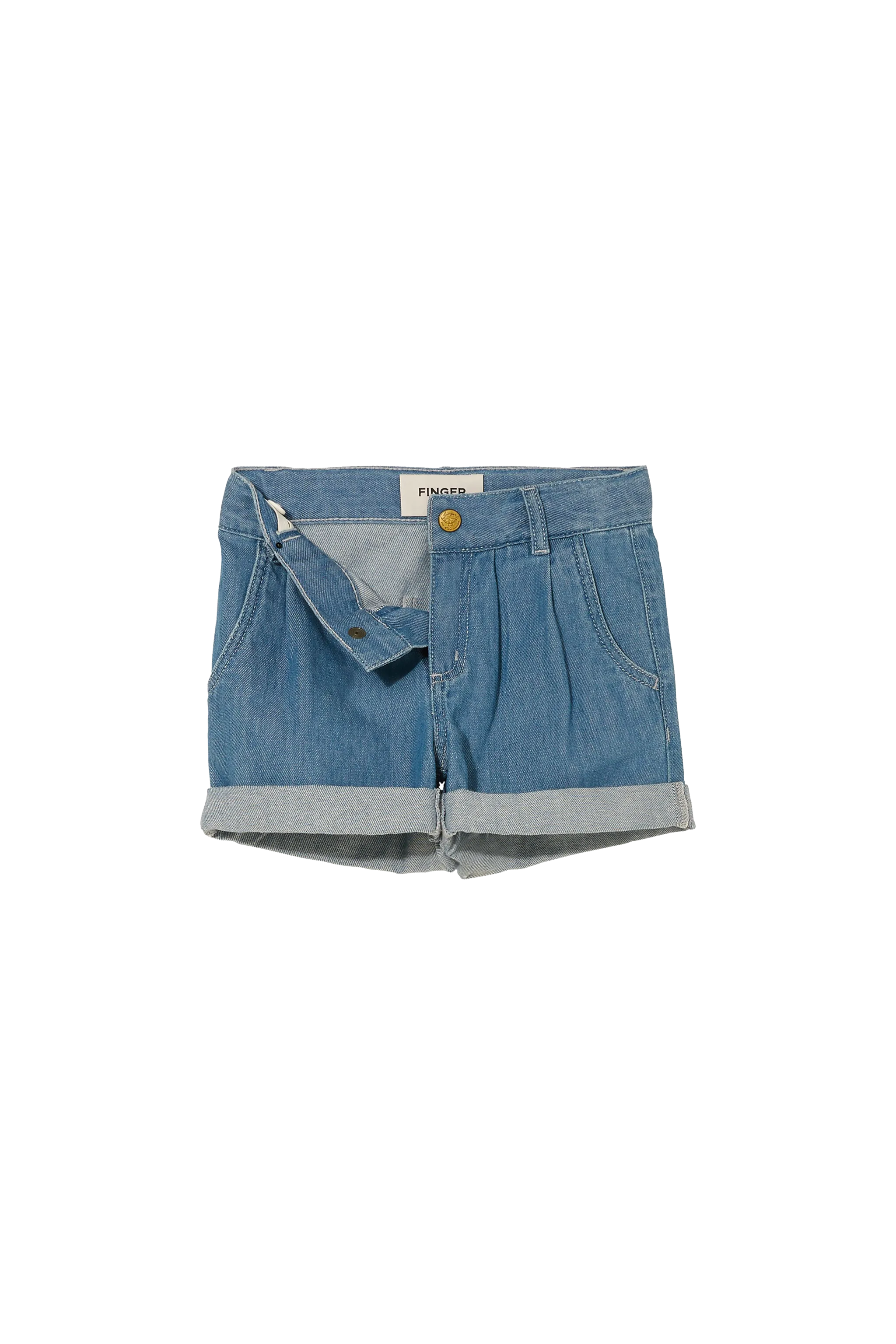 MARLIE Bleached Blue - Loose Fit Shorts