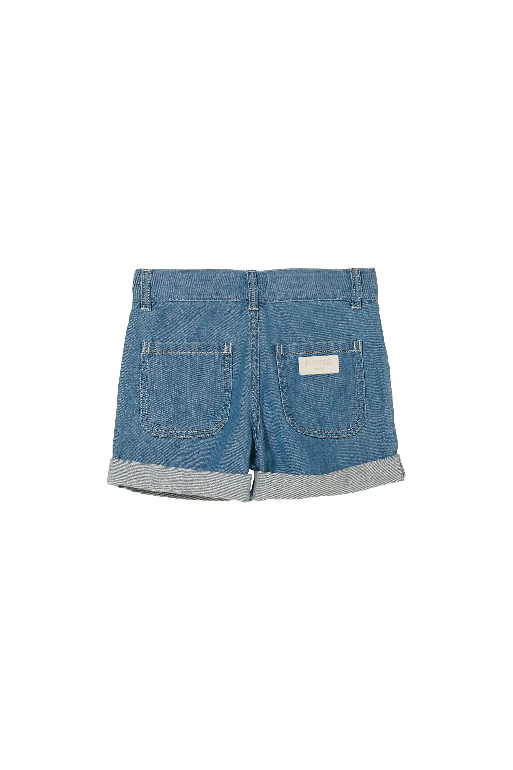 MARLIE Bleached Blue - Loose Fit Shorts