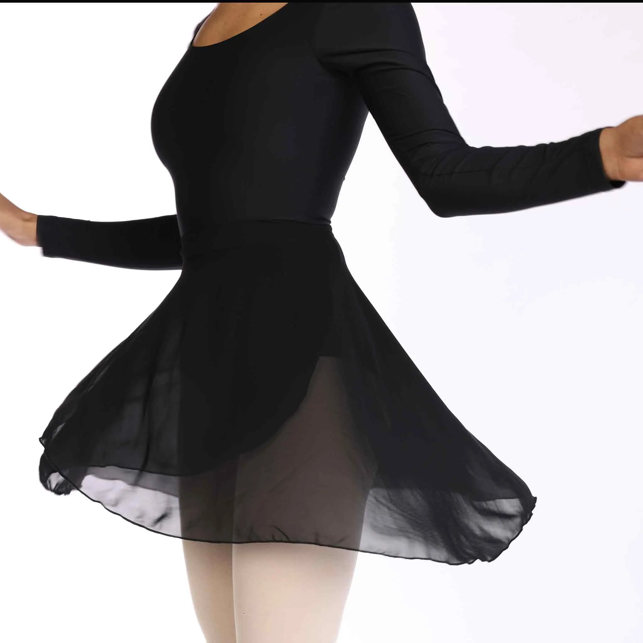 MID WRAP CHIFFON DANCE SKIRT