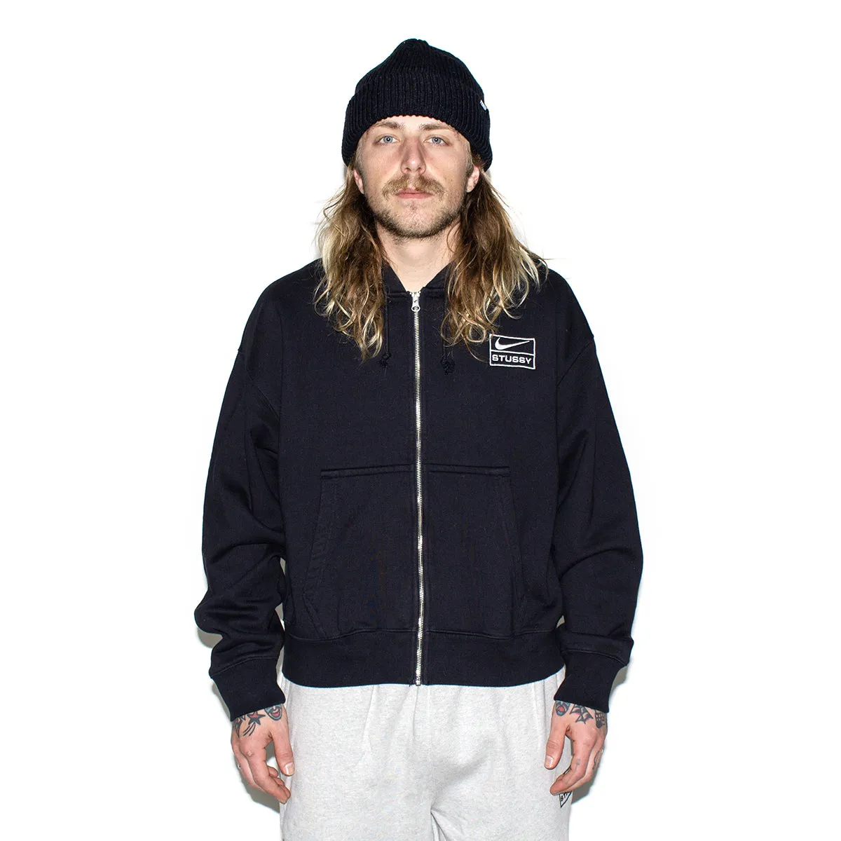 Nike x Stussy - Full-Zip Fleece Hoodie