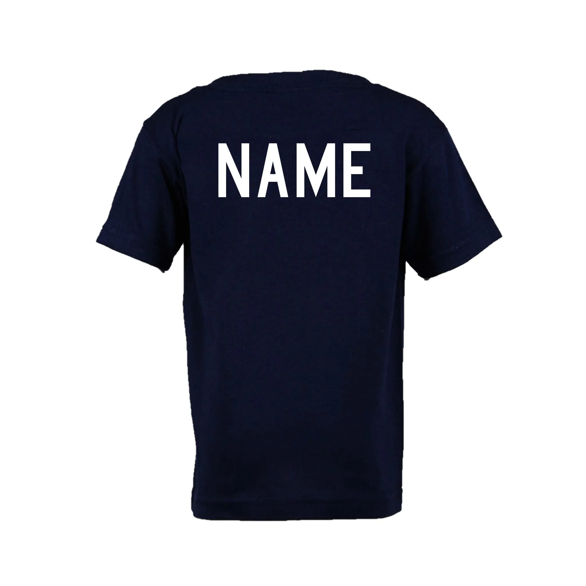 ORIGINAL Firefighter Personalized Navy Toddler Shirt (ONLY)