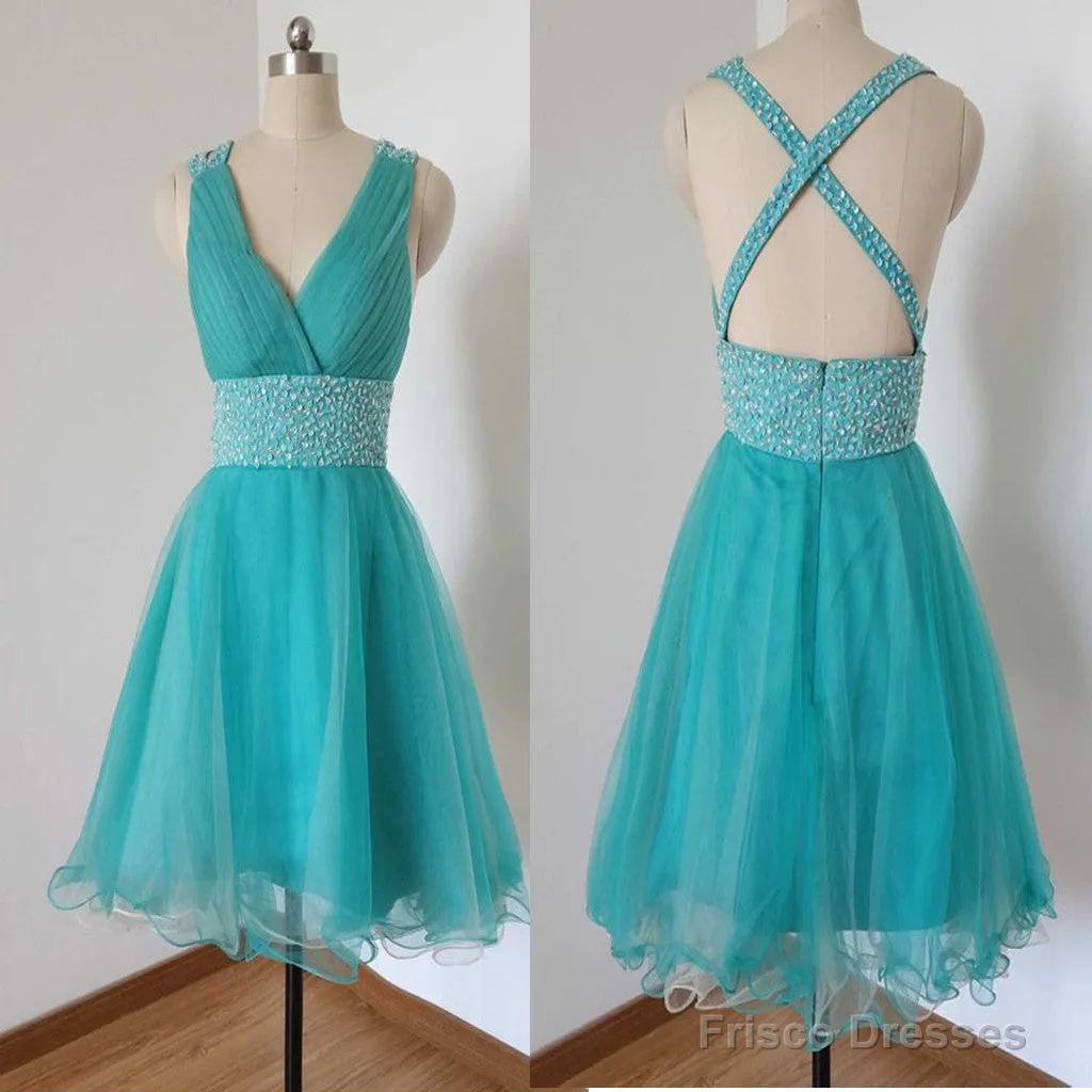 Popular Simple Cross Unique Elegant Casual For Teens Homecoming Dress