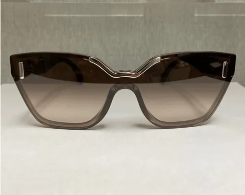 Prada PR 16TS VIQ6S1 CATWALK Light Brown Cateye Sunglasses