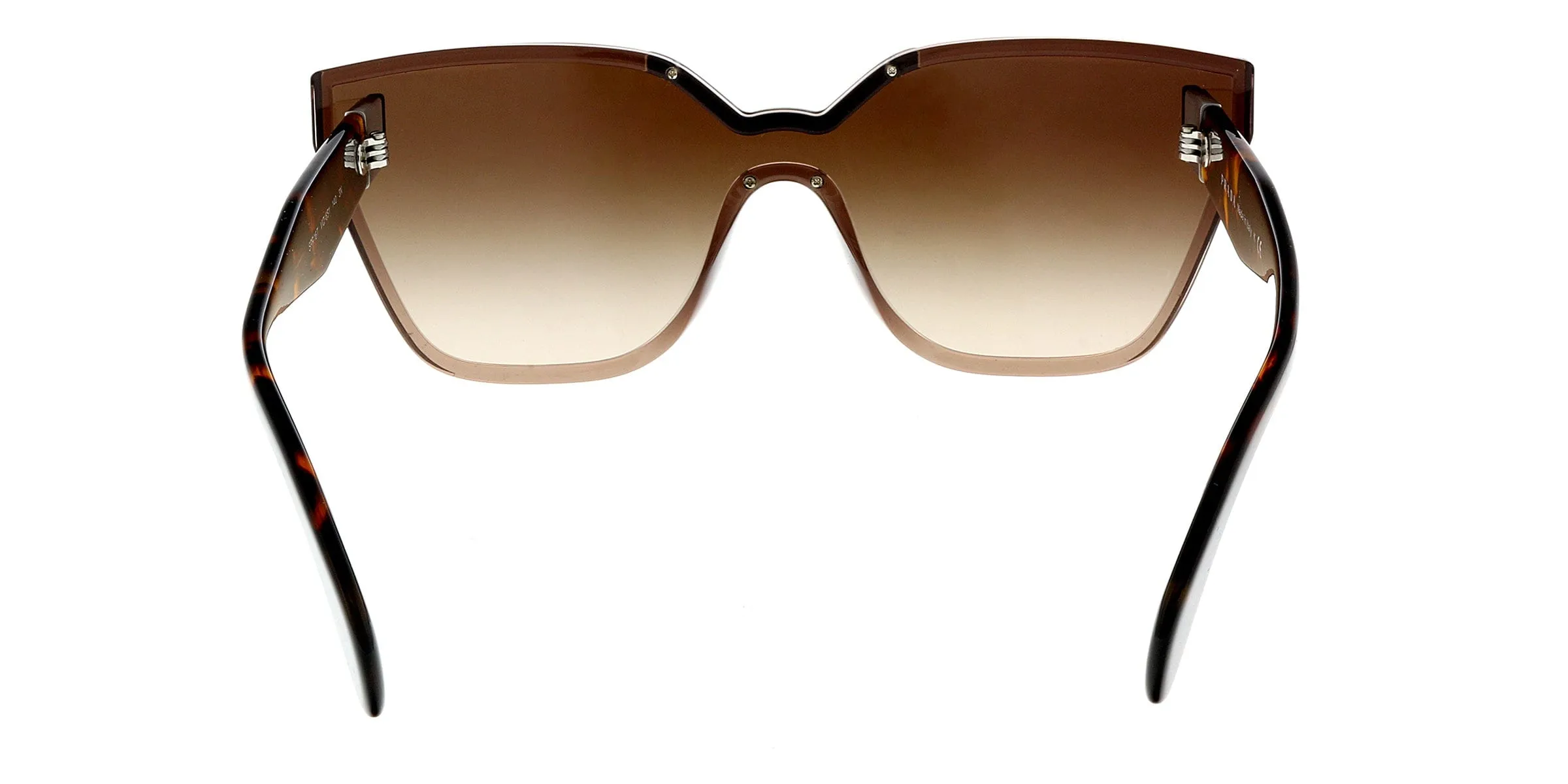 Prada PR 16TS VIQ6S1 CATWALK Light Brown Cateye Sunglasses