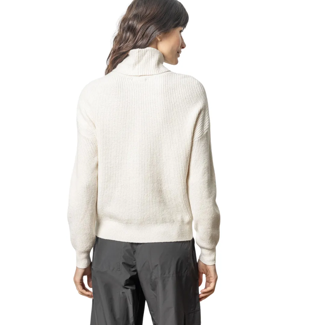 Relaxed Rib Turtleneck Sweater