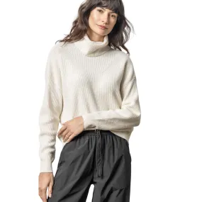 Relaxed Rib Turtleneck Sweater