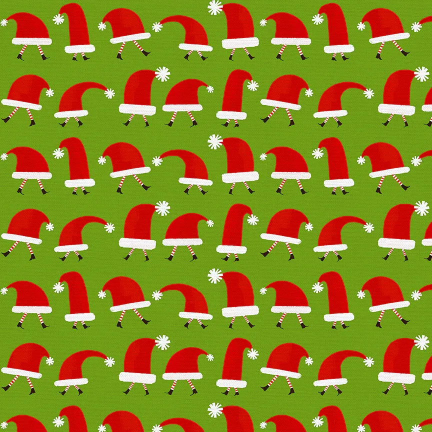Santa Hats - Green  $12.49/ Yard
