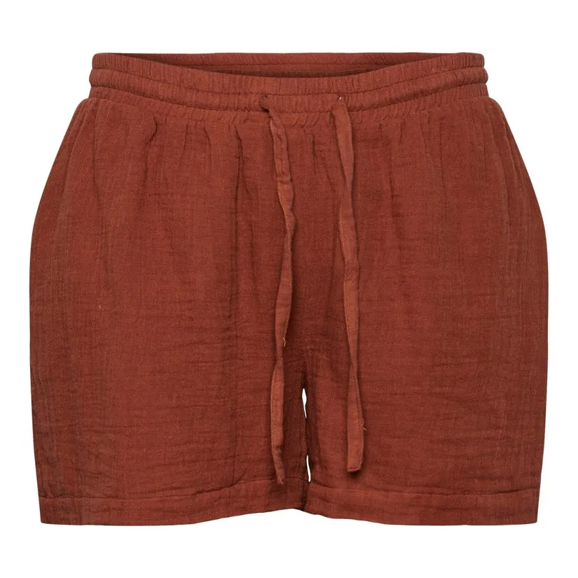 Stina High Waisted Shorts Coconut Shell