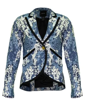 Taped One Button Blazer