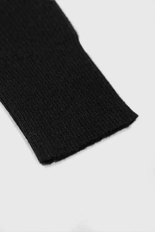 THC Classic Thermal Crewneck Sweater (Black)