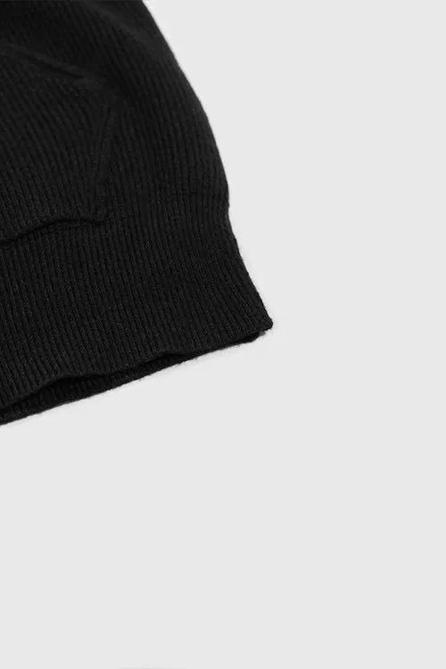 THC Classic Thermal Crewneck Sweater (Black)