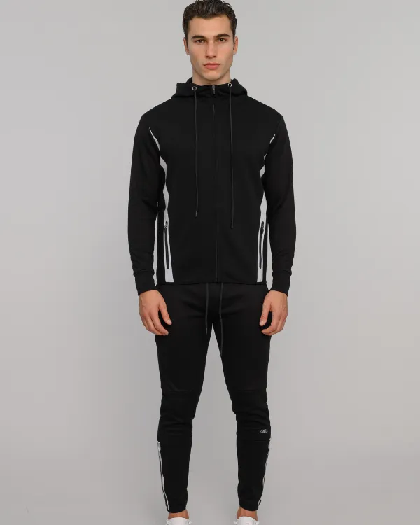 The ESNTLS Black Track Suit