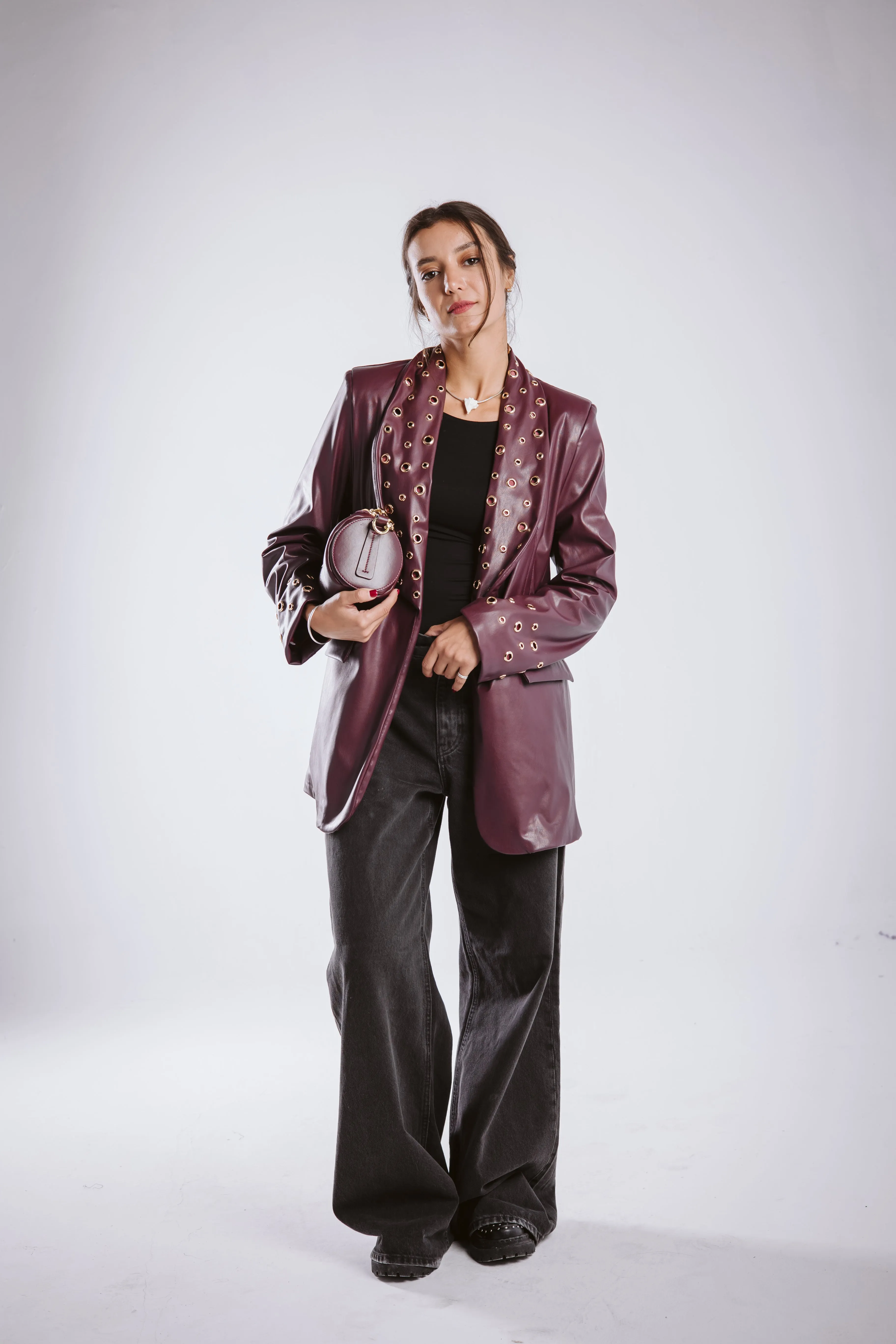 The Rebel Leather  Blazer